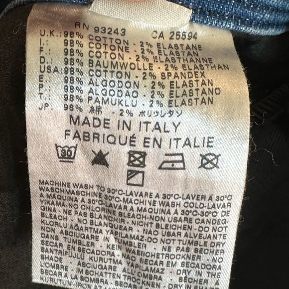 Diesal Gold Label Button Fly Side Hip Pocket Classic Straight Leg Jeans, 34W/32L - Picture 5 of 10